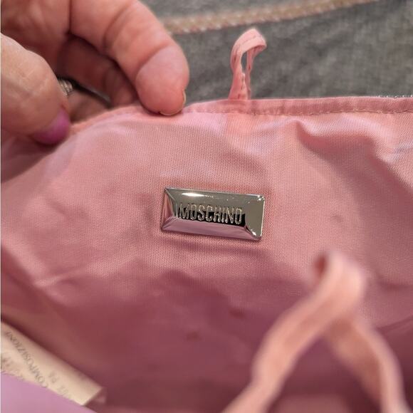 Moschino Vintage Pink Mesh Mini Shoulder Bag in Excellent Preloved Condition! - Picture 6 of 6